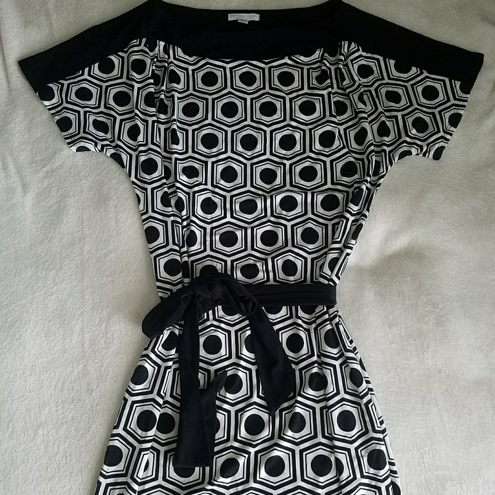 Black and white dress